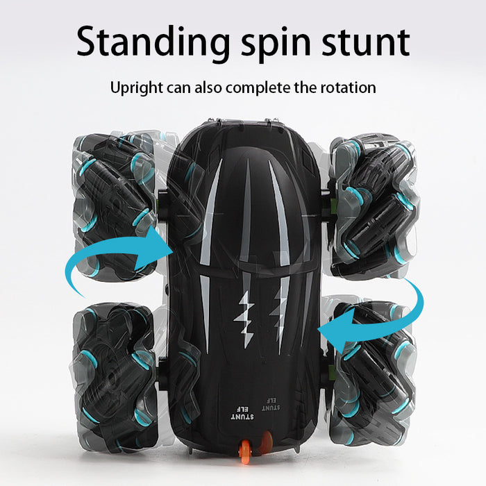 Remote Control Tumbling Stunt Double-Sided Car Rotating Charging Light Drift Racing Car